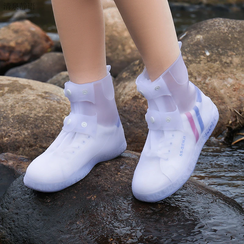 成人男女款夏用耐磨防污防滑防水雨鞋套批发产地江西上饶可加工定