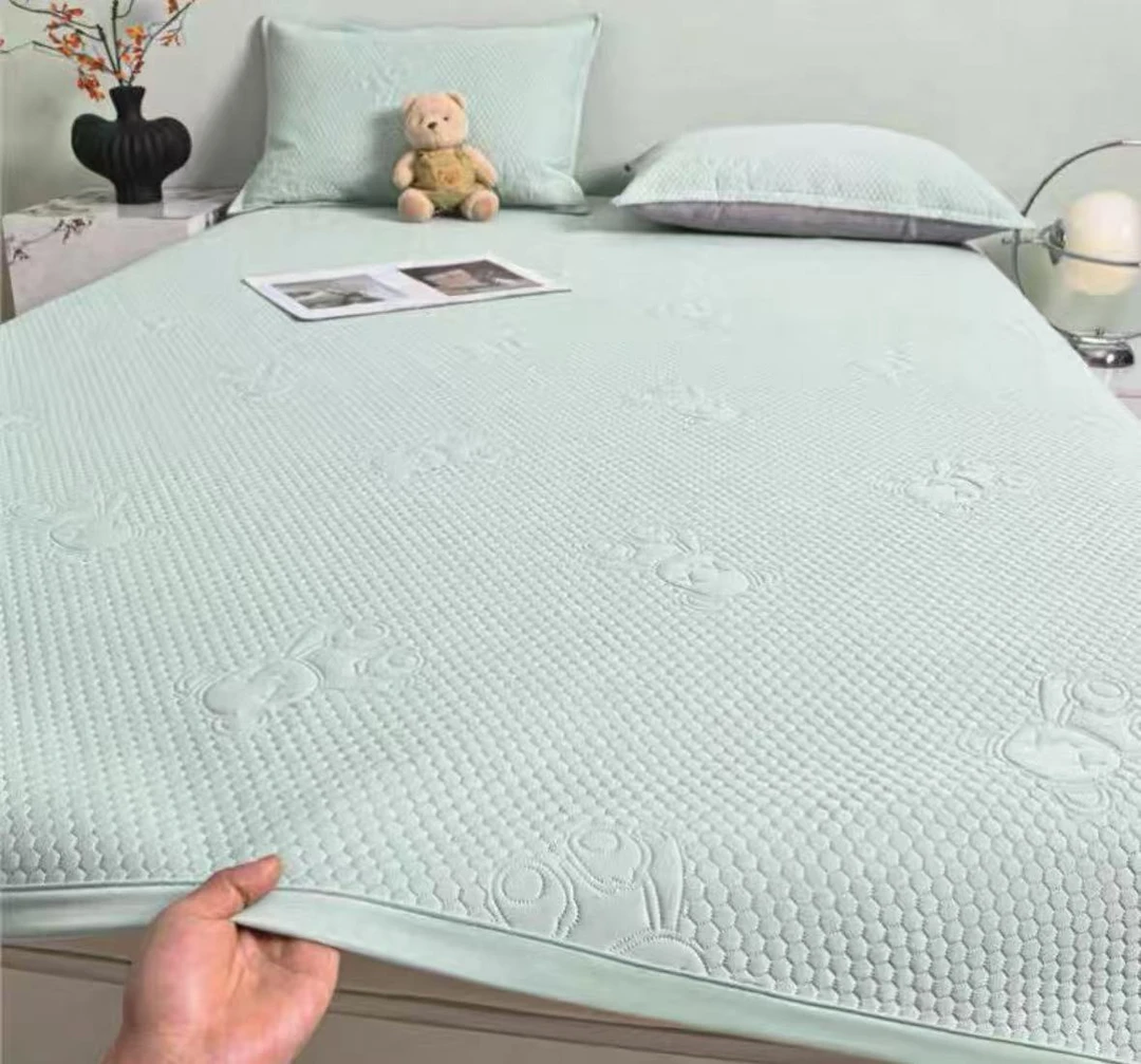 《冰豆豆暴力熊-绿》双人冰豆豆 尺寸2×2.2 家用可机洗