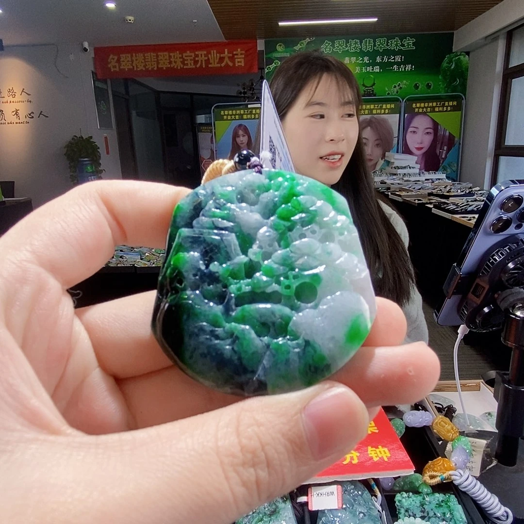 颈饰未镶嵌翡翠翡翠