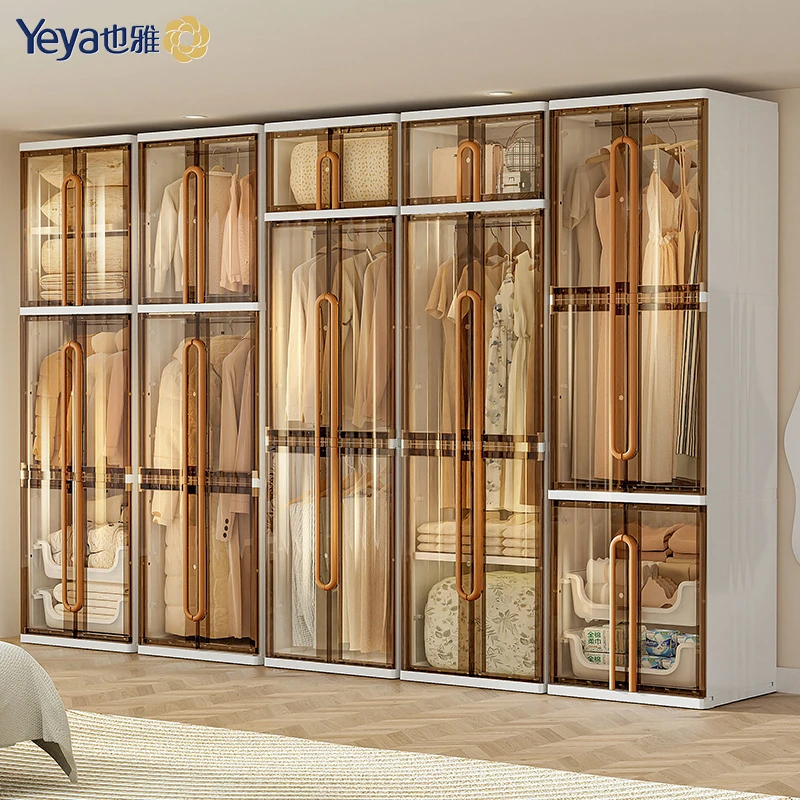 【双11活动】双开门轻奢国标衣柜 高级简约卧室落地衣帽间实木防潮