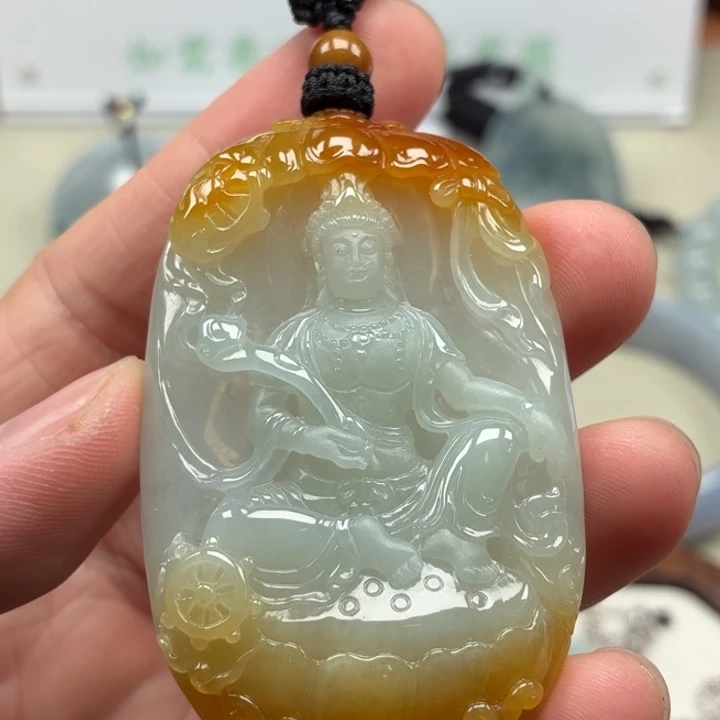 翡翠未镶嵌挂件天然翡翠