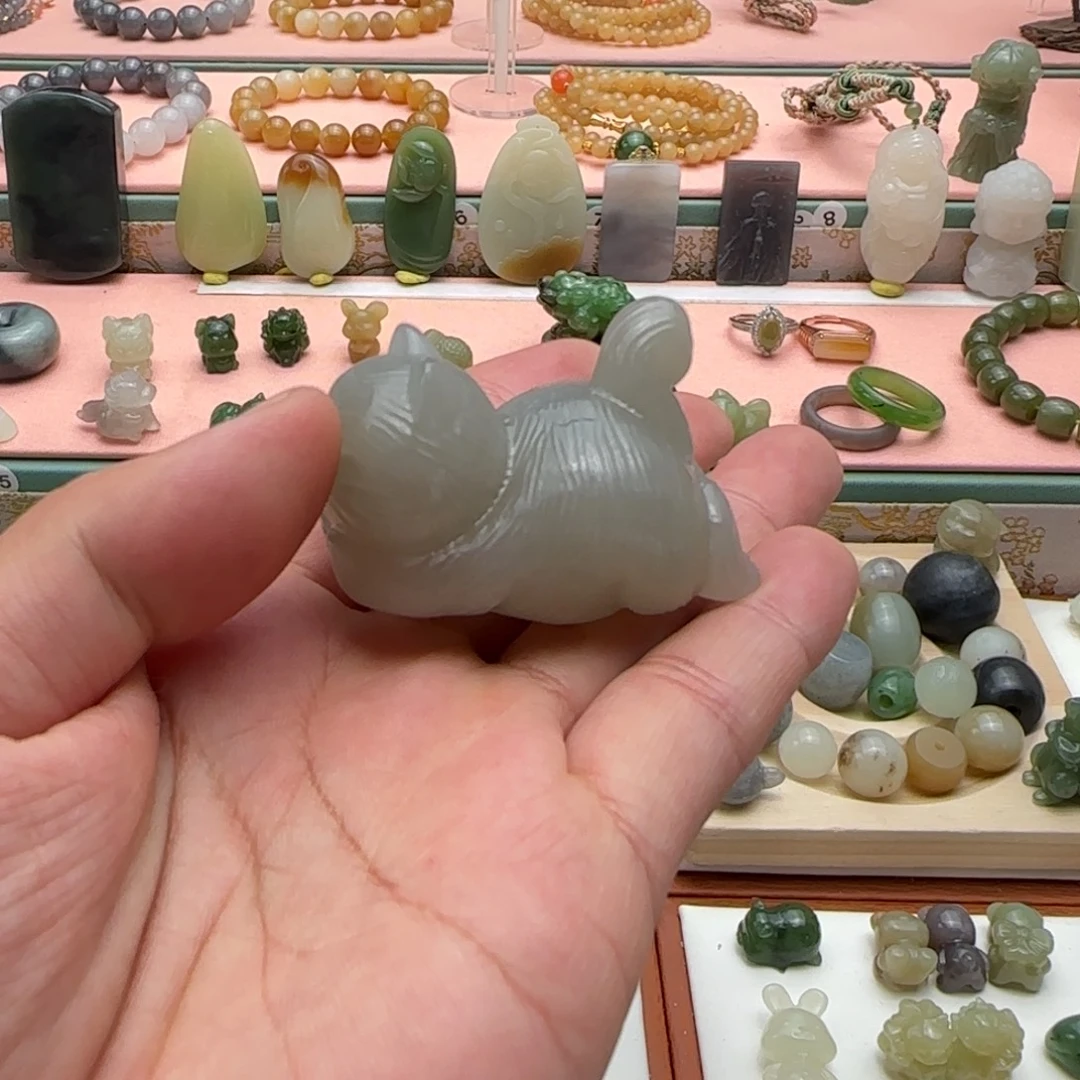 和田玉未镶嵌吊坠(不含链)