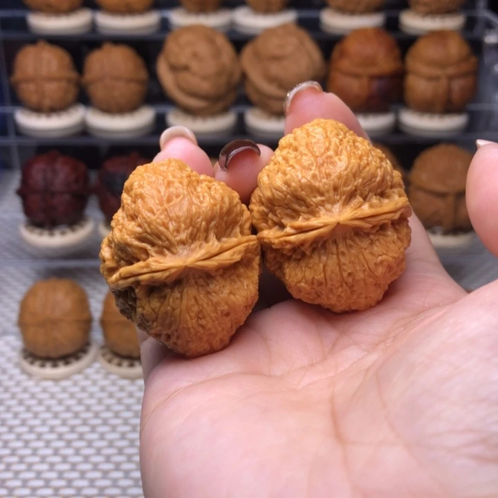 文玩核桃把件61号来财金蟾39尺