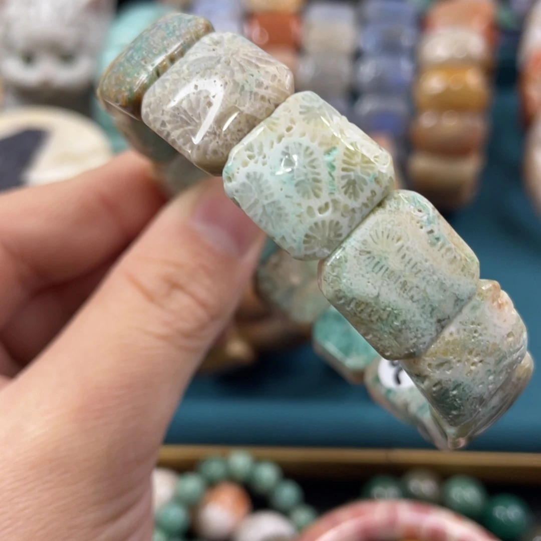 未镶嵌手镯硅化玉