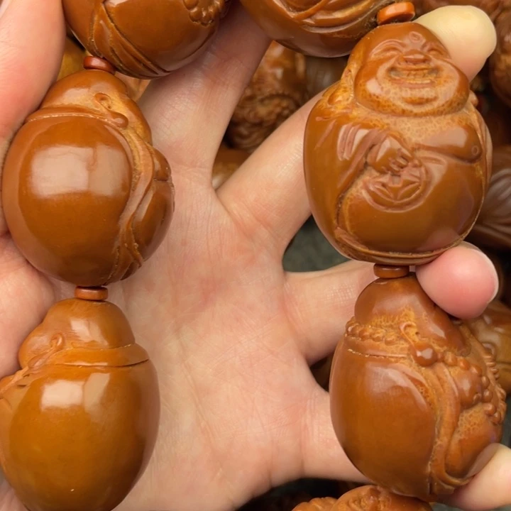 静***心文玩核桃吊坠橄榄核