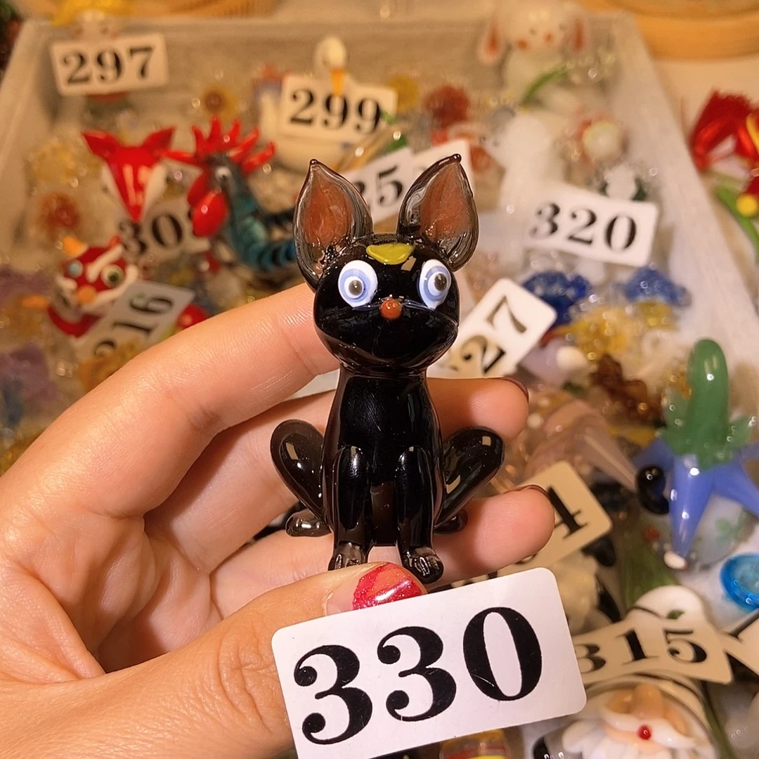 琉璃手工艺品S***l330猫咪