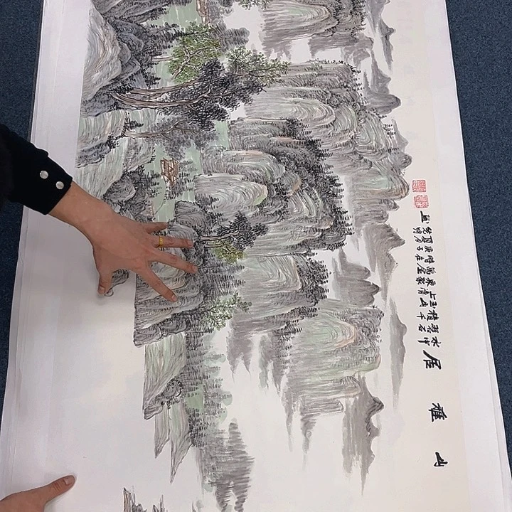 国画纯手绘字画宣纸