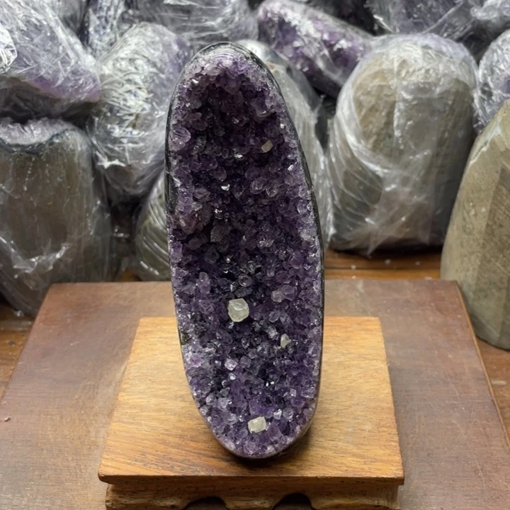 紫晶摆件未镶嵌紫晶