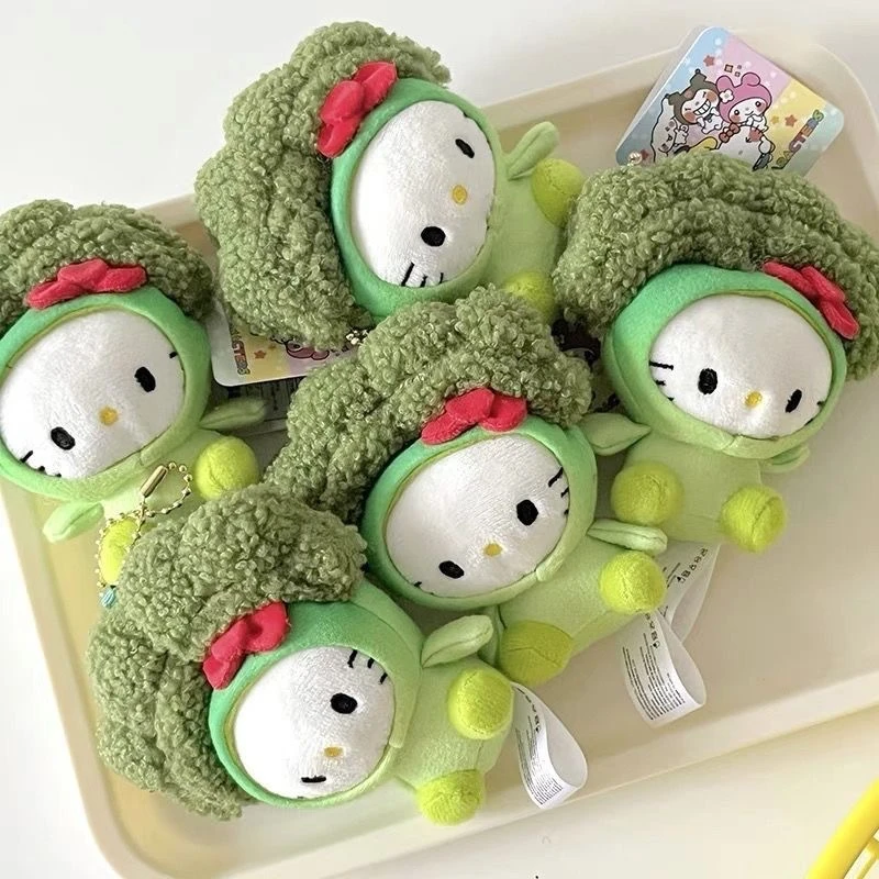 西兰花Kittykthellokitty凯蒂猫儿童节六一礼物hellokitty娃娃