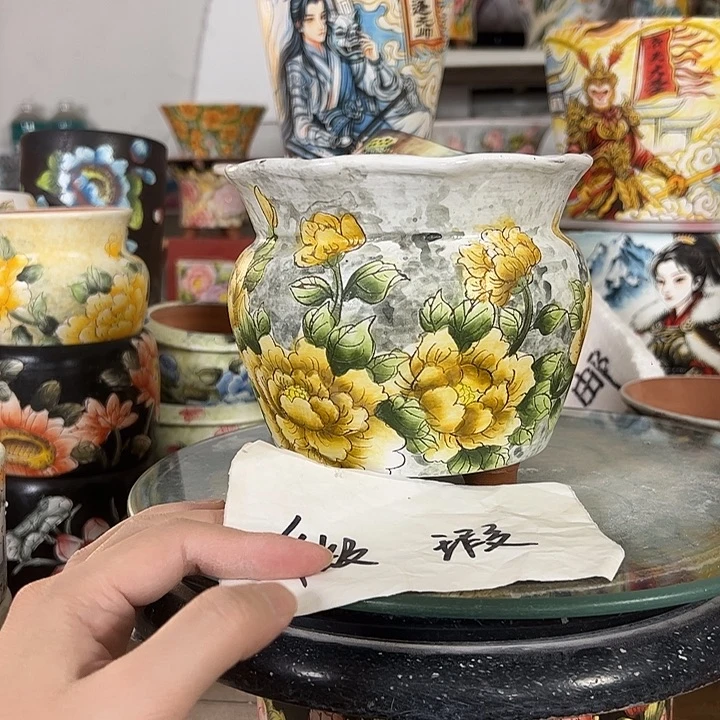景德镇手绘花盆最高性价比厂家