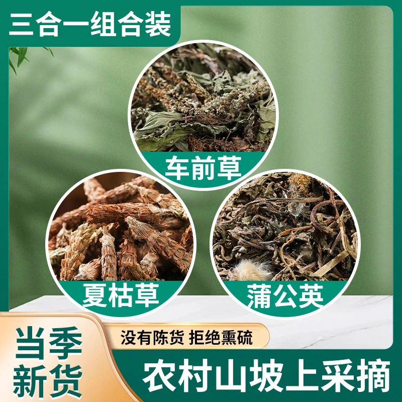 【山货组合装】夏枯草蒲公英车前草  自然晾晒人工采摘