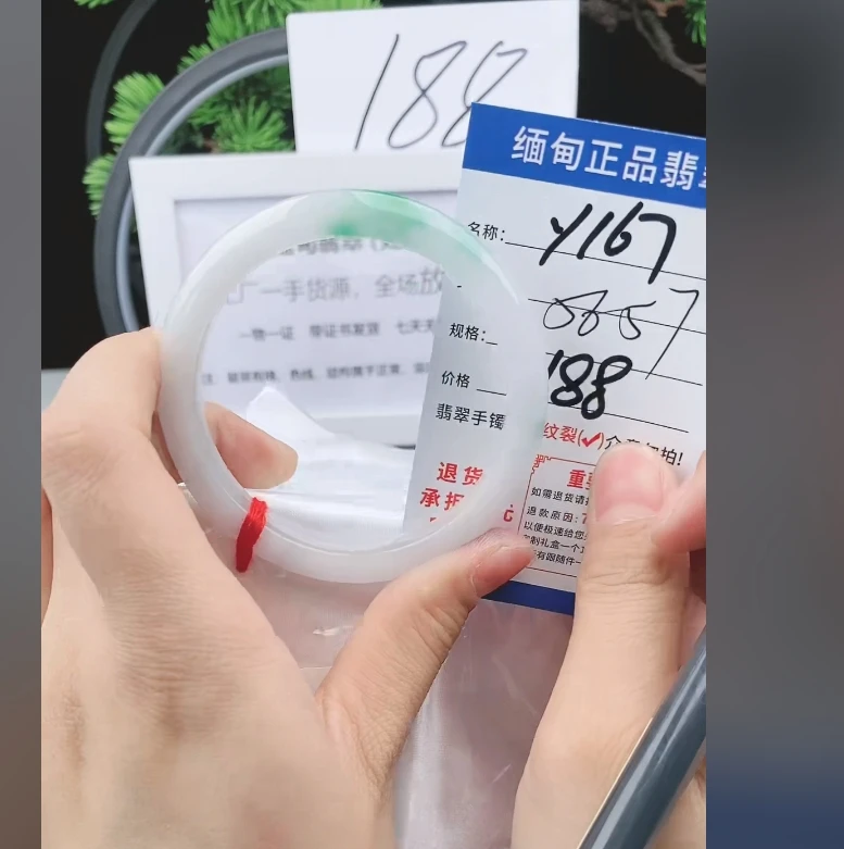 Y167【正品 缅甸翡翠】实物以直播间为准微色差