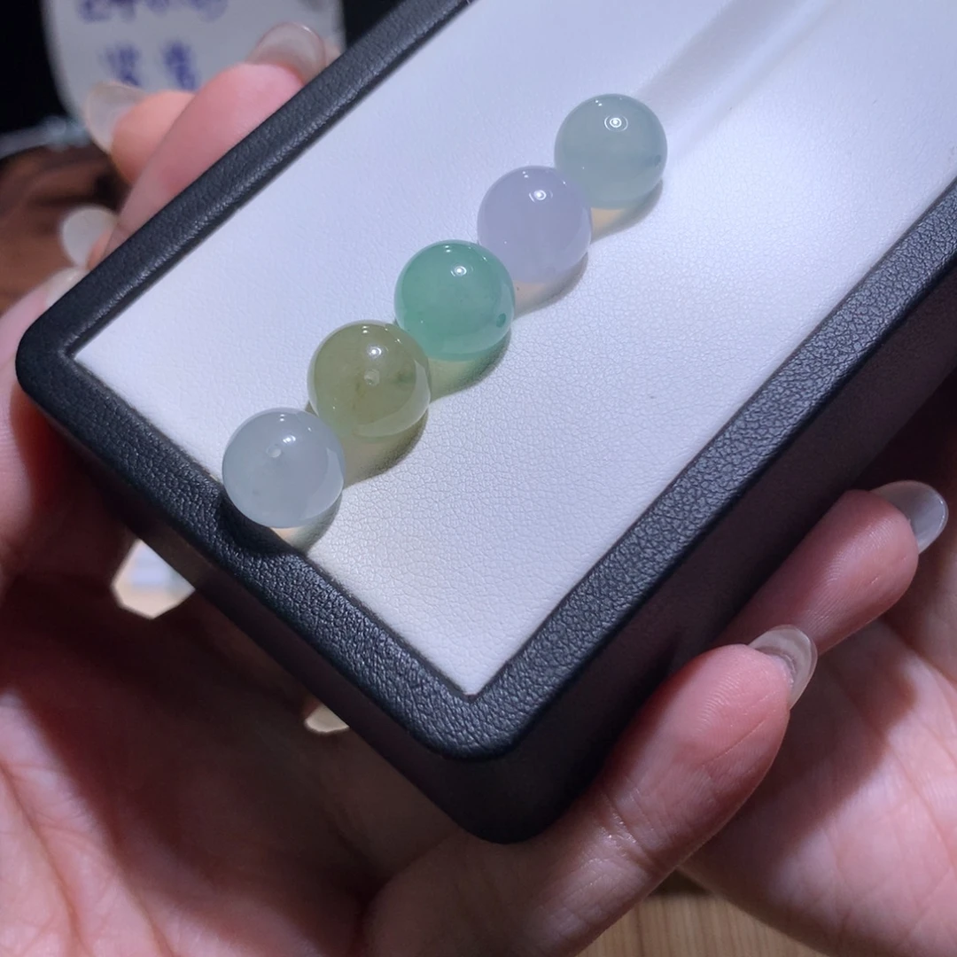 翡翠散珠特价五福卡11