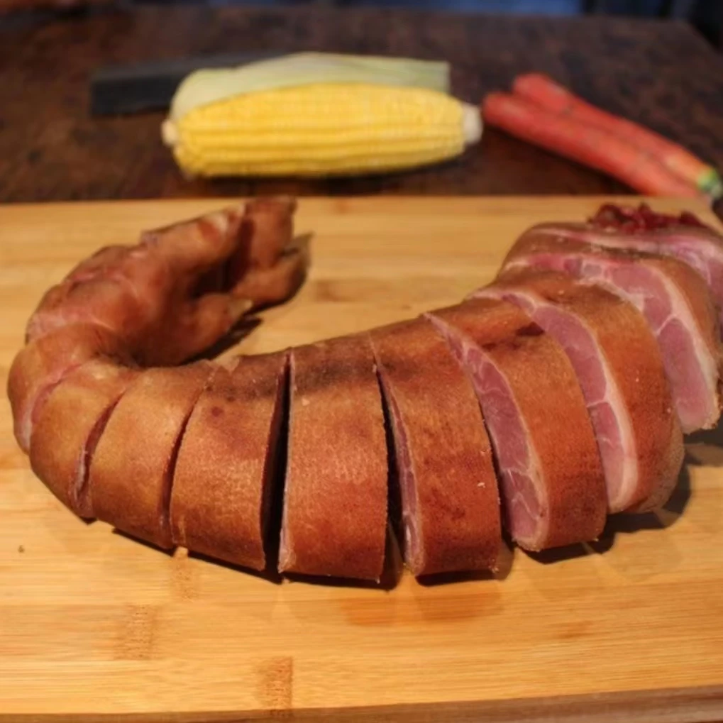 常德石门高山腊猪蹄腊座蹲