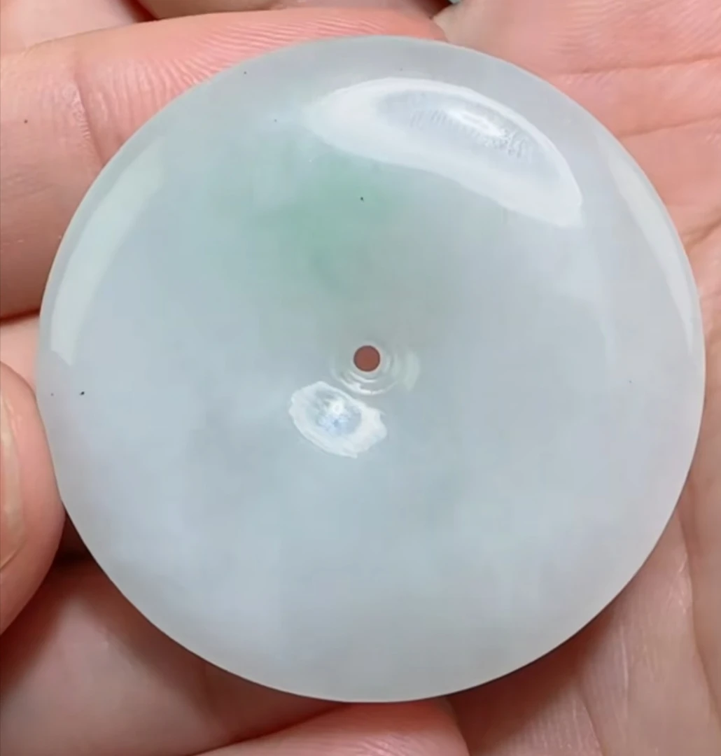 满冰绿平安扣精美通透百搭