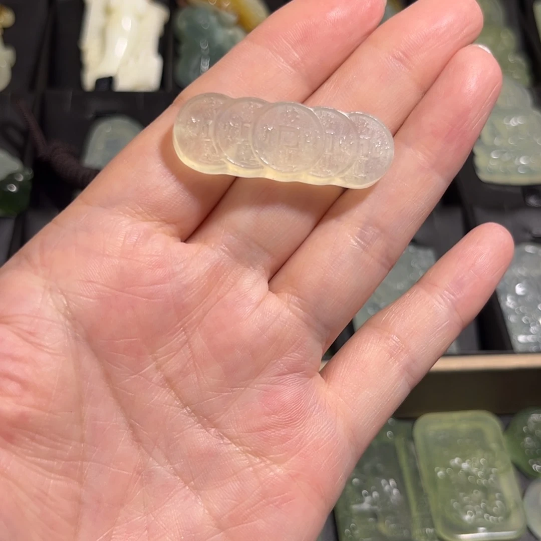 蛇纹石玉未镶嵌吊坠(不含链)