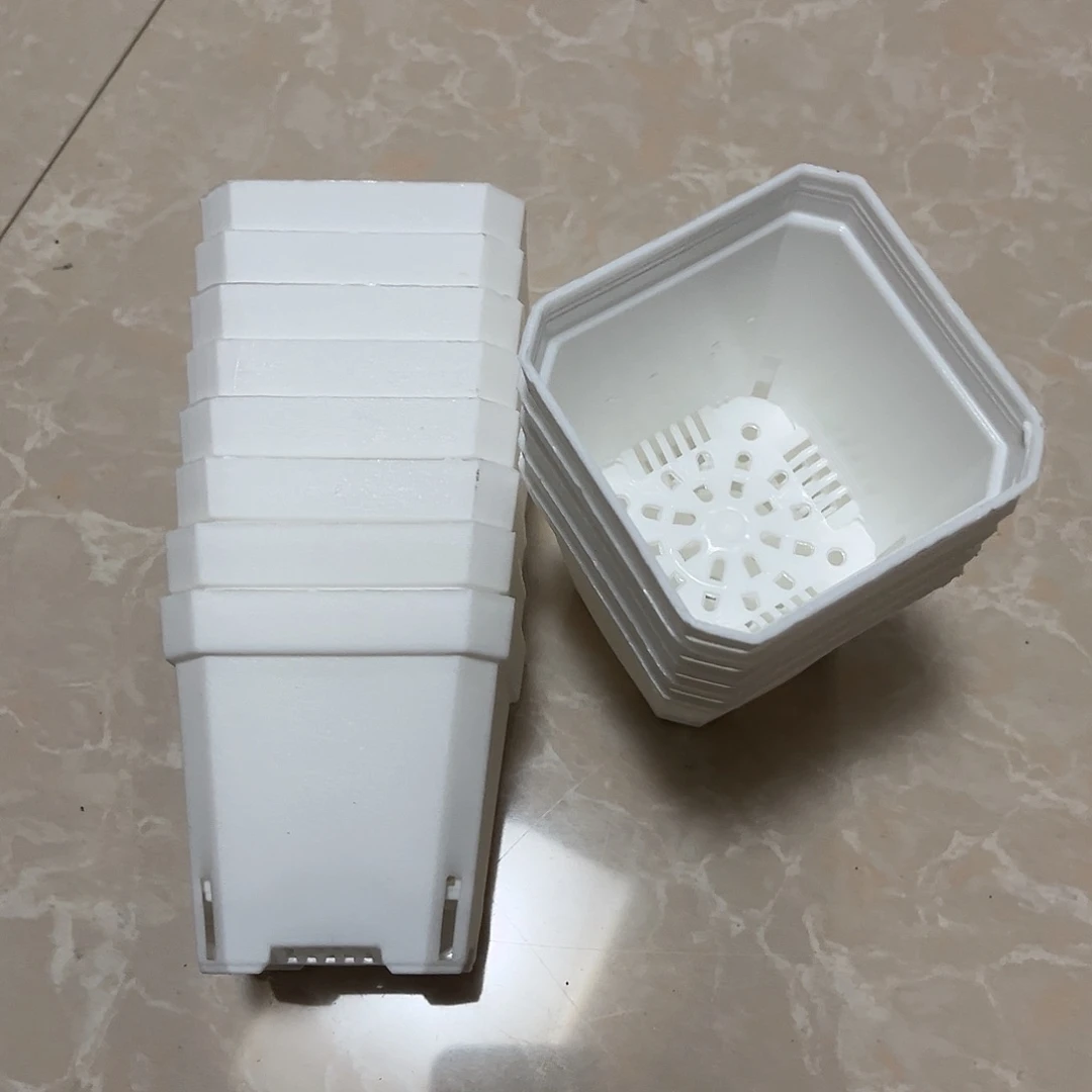 中厚口7高7白盆50个无托