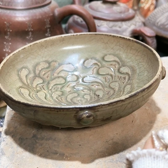 瓦当摆件摆件茶桌茶台陶瓷