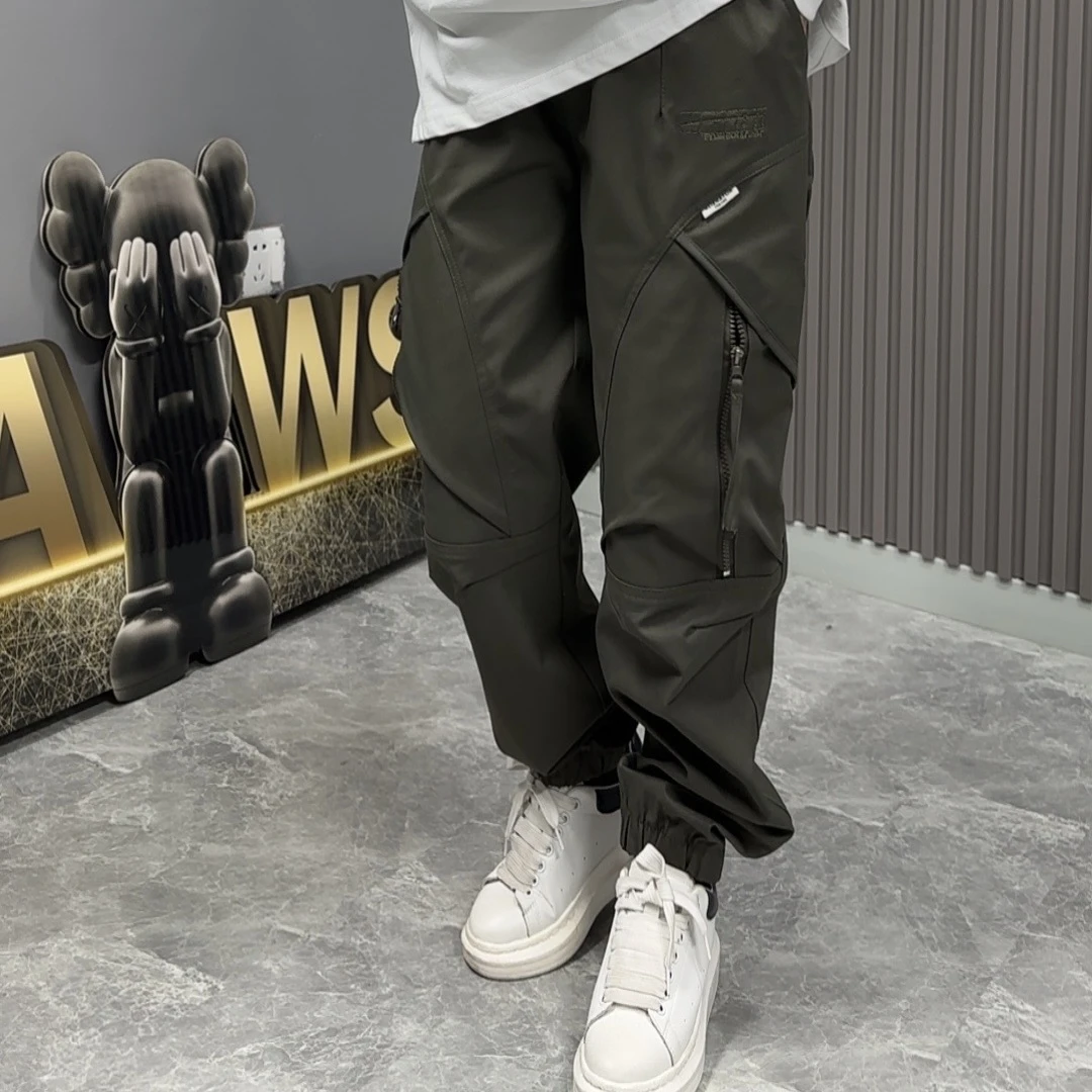 297男女生潮牌工装裤春季百搭宽松潮流休闲裤时尚多口袋户外日系