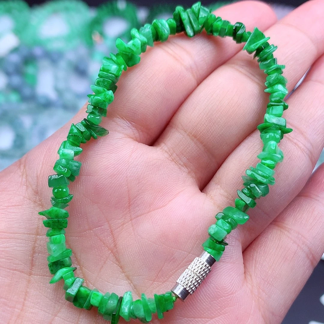 未镶嵌手链翡翠手串