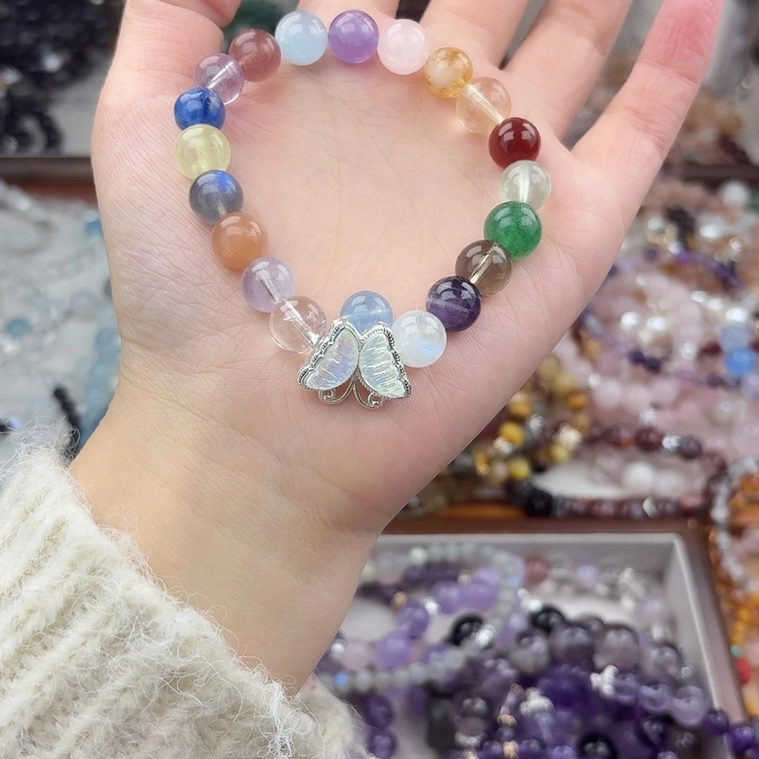 烟晶手链未镶嵌好