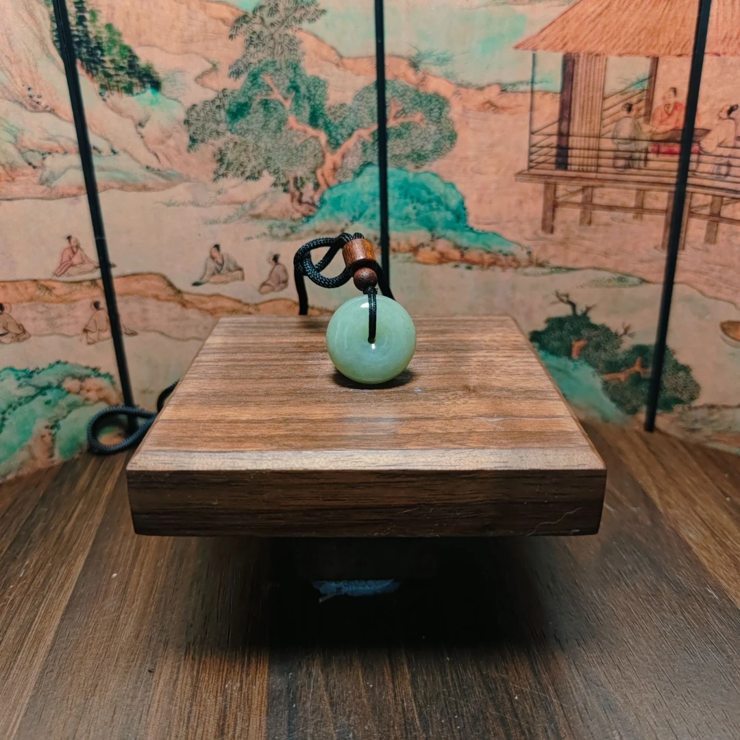 F和田玉平安扣吊坠1249