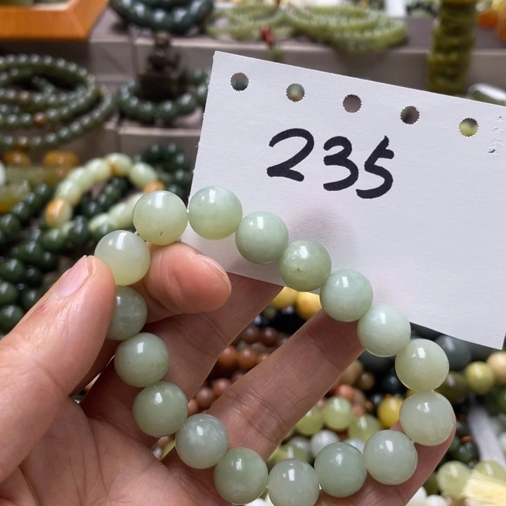 未镶嵌透闪石-蛇纹石玉手链
