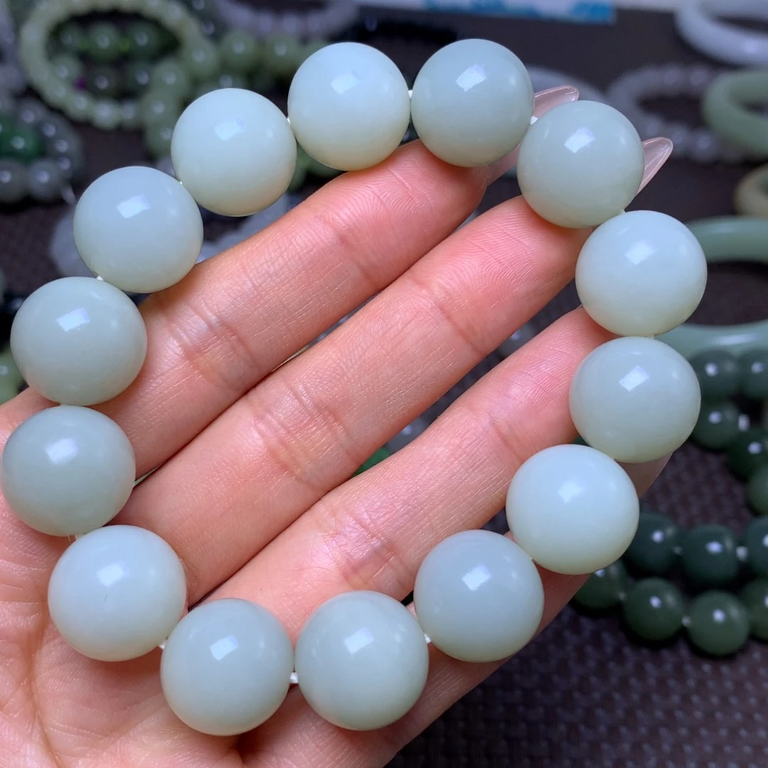 未镶嵌手串和田玉卡16