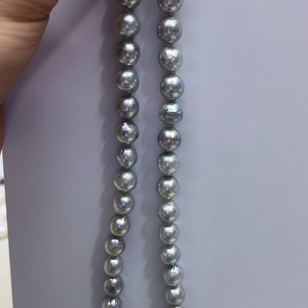 颈饰银S925镶嵌海水珍珠