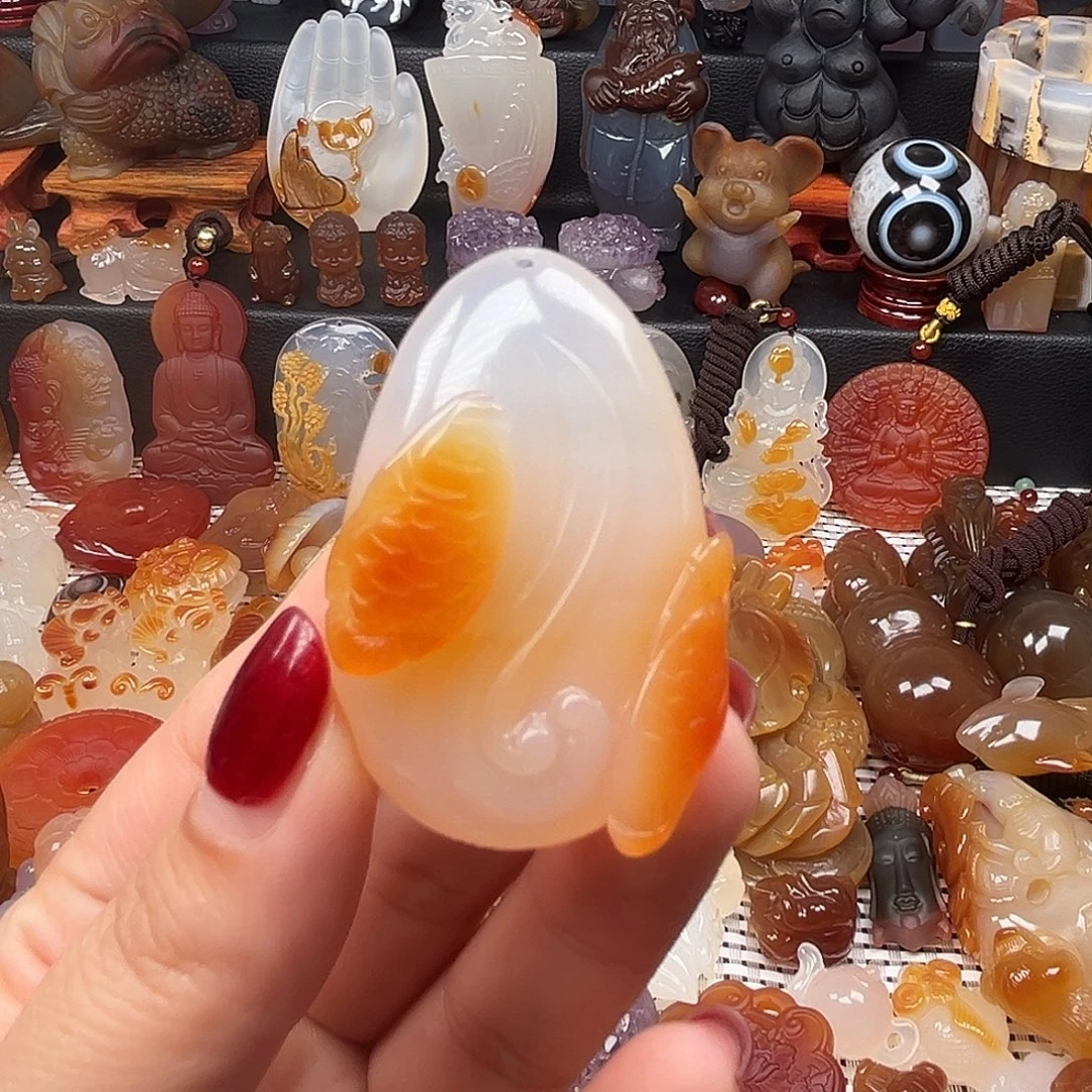 玛瑙/玉髓未镶嵌颈饰