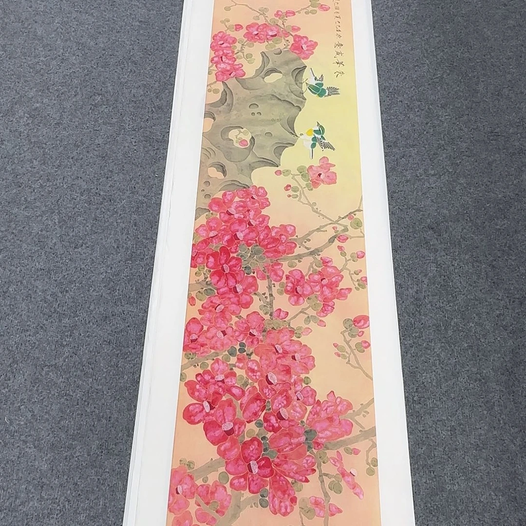 国画138*35纯手绘于往之