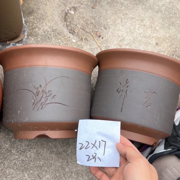 紫砂花盆特价清仓