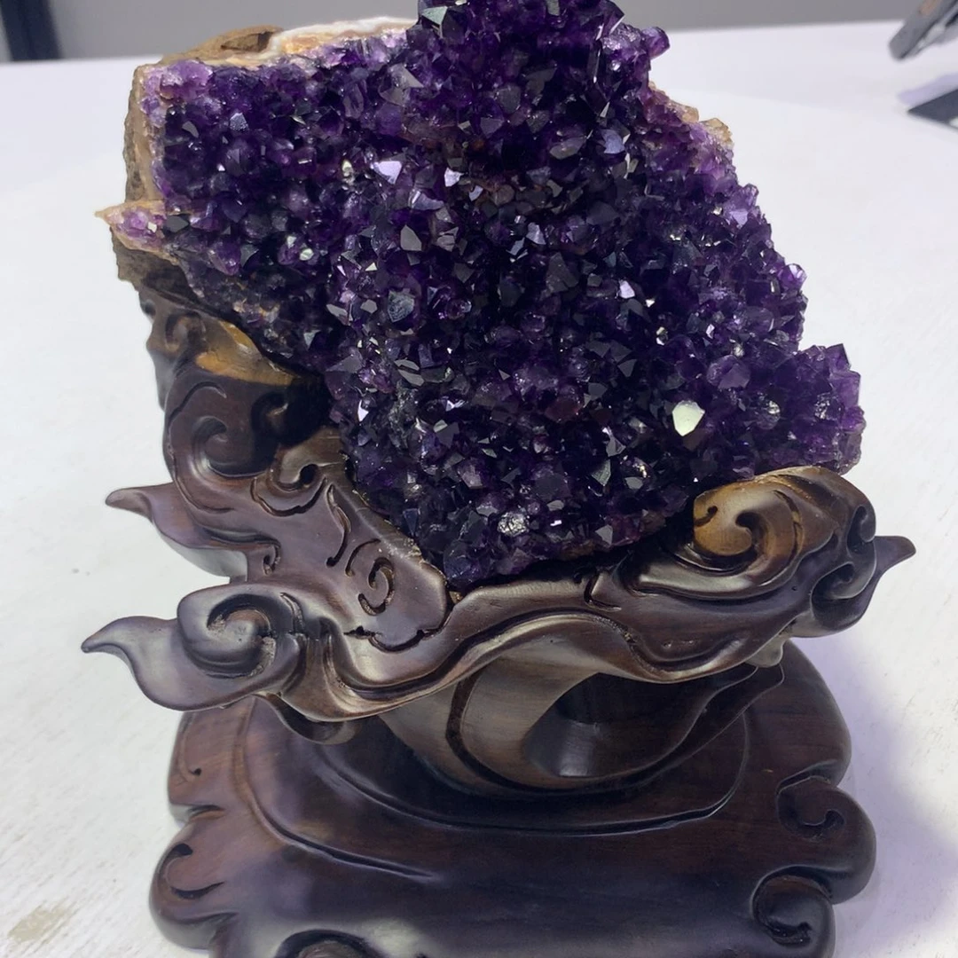 紫晶摆件未镶嵌岁**然紫晶53