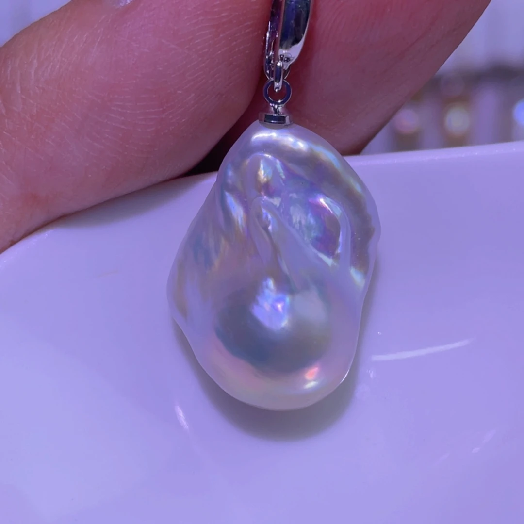 未镶嵌天然淡水珍珠吊坠淡水珍珠