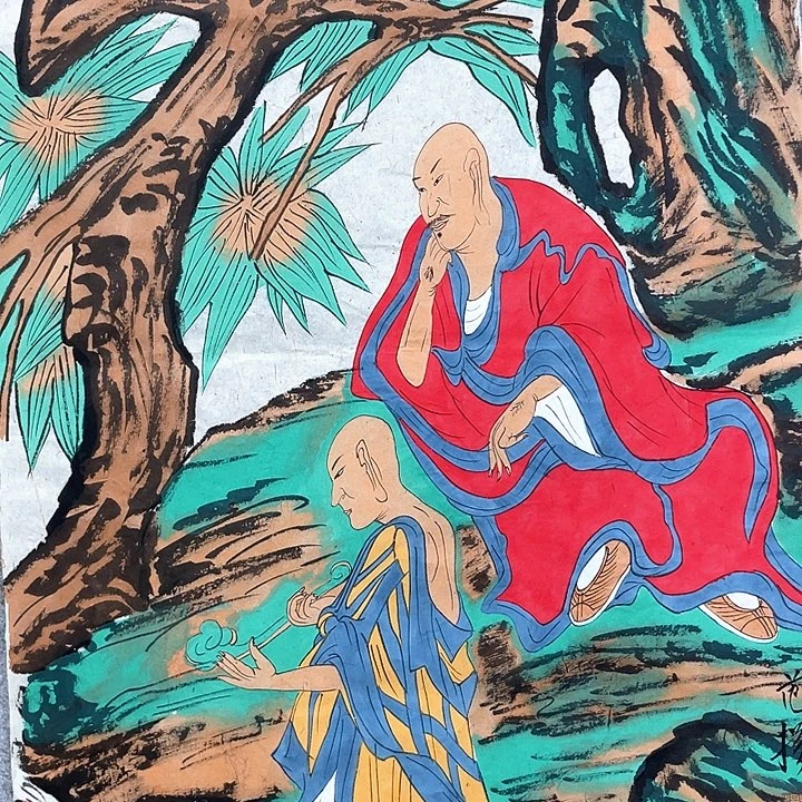 书法范老师罗汉三尺