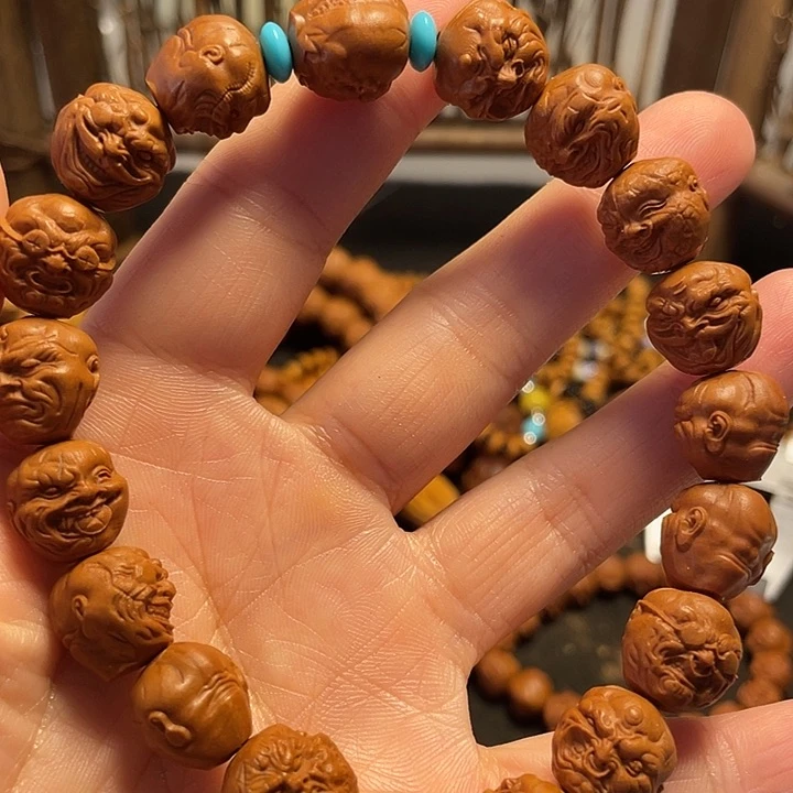 橄榄核手串/手链龙纹