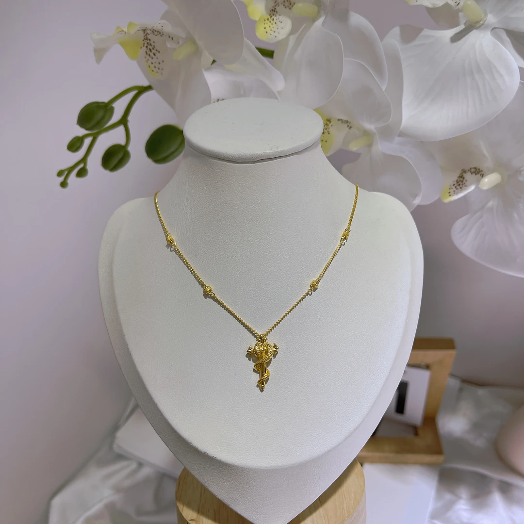 5G工艺足金999潮流百搭权仗灵蛇套链