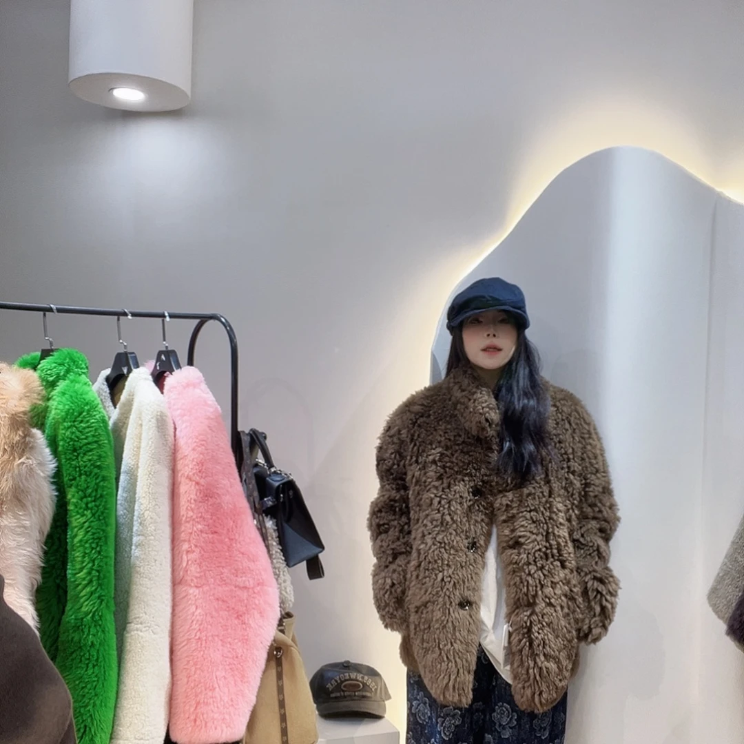 真皮皮毛一体外套033-125斤内