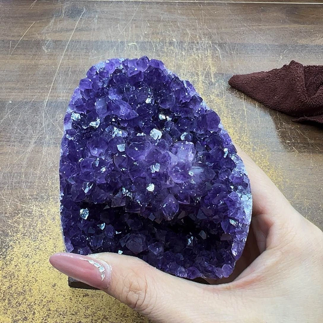 紫晶摆件未镶嵌晶体