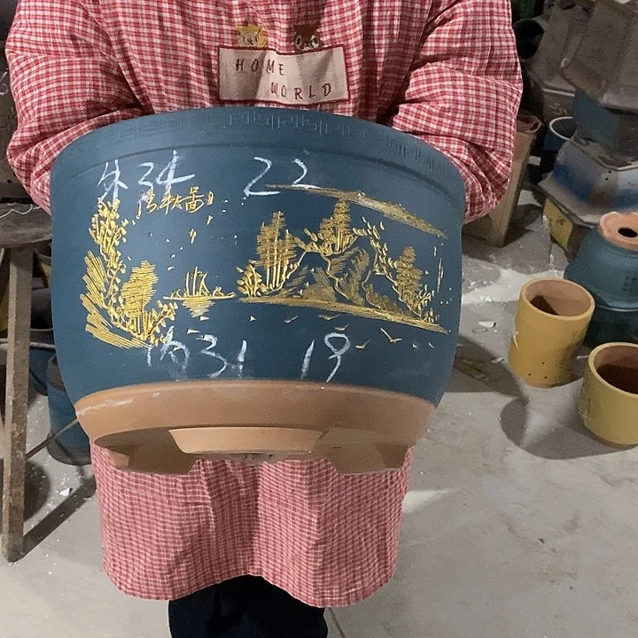 紫砂花盆紫砂花盆