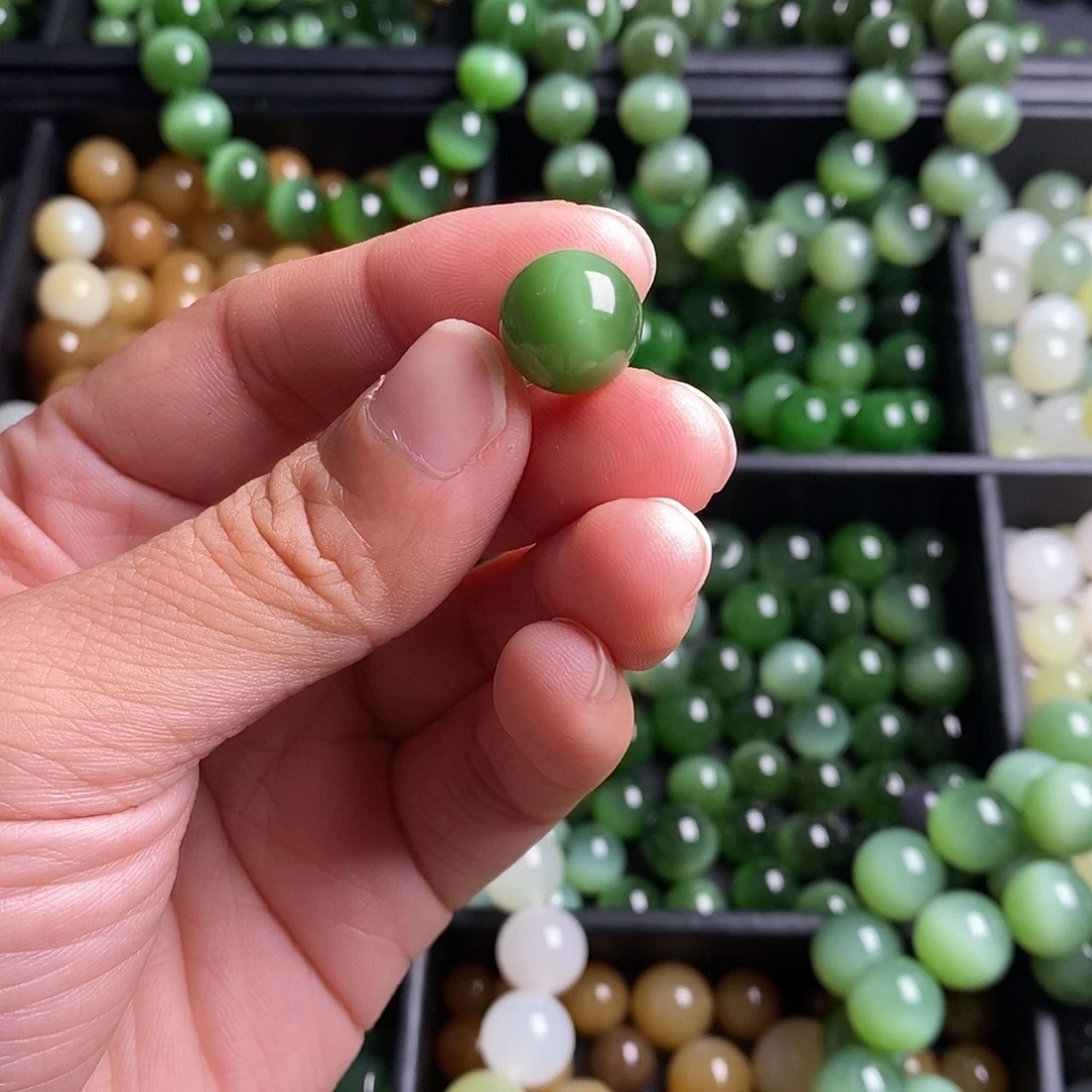 和田玉（碧玉）未镶嵌珠宝半成品