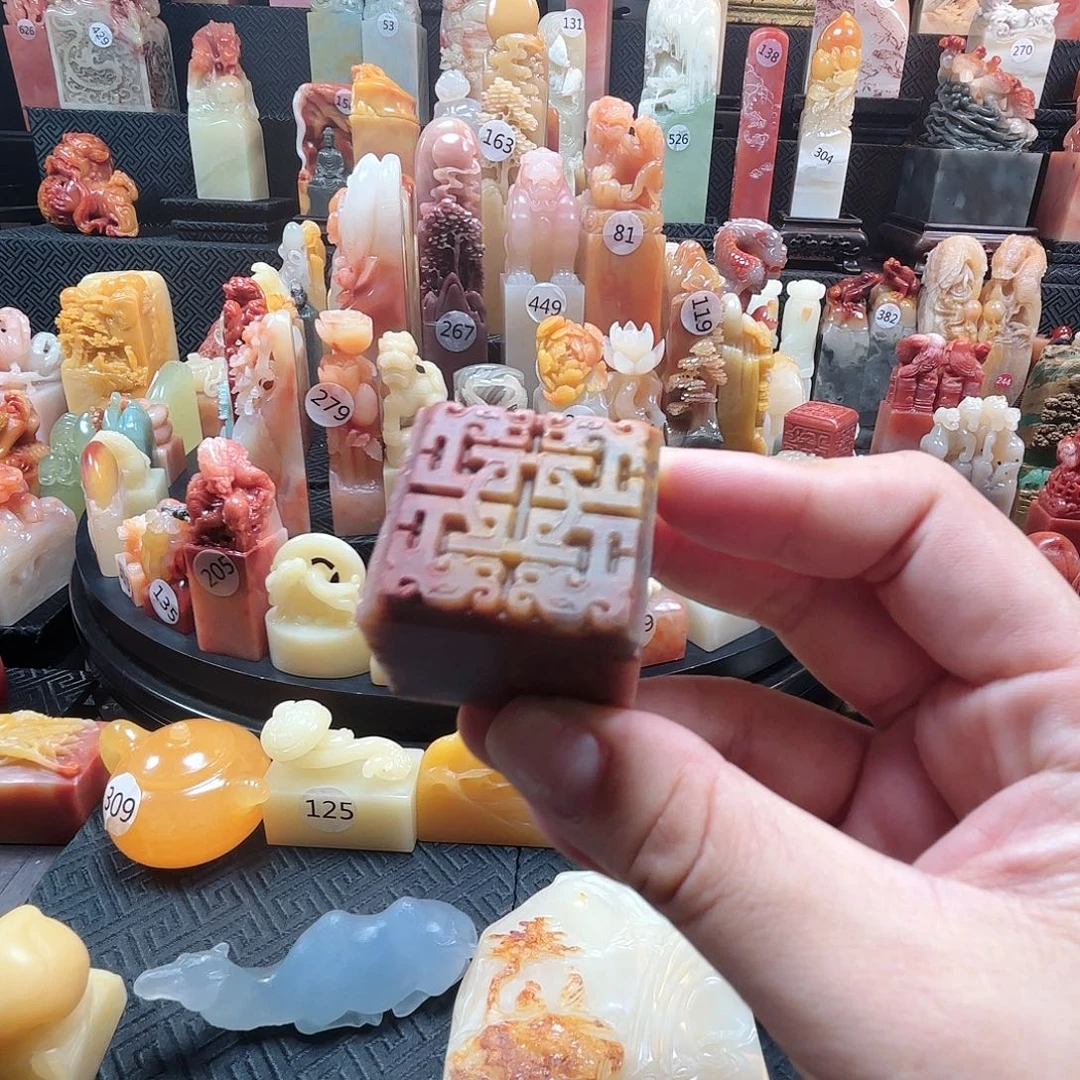 寿山石其他博古墩子