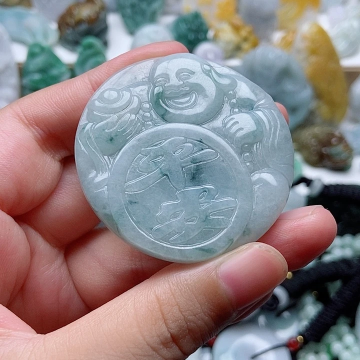 吊坠(不含链)未镶嵌翡翠1