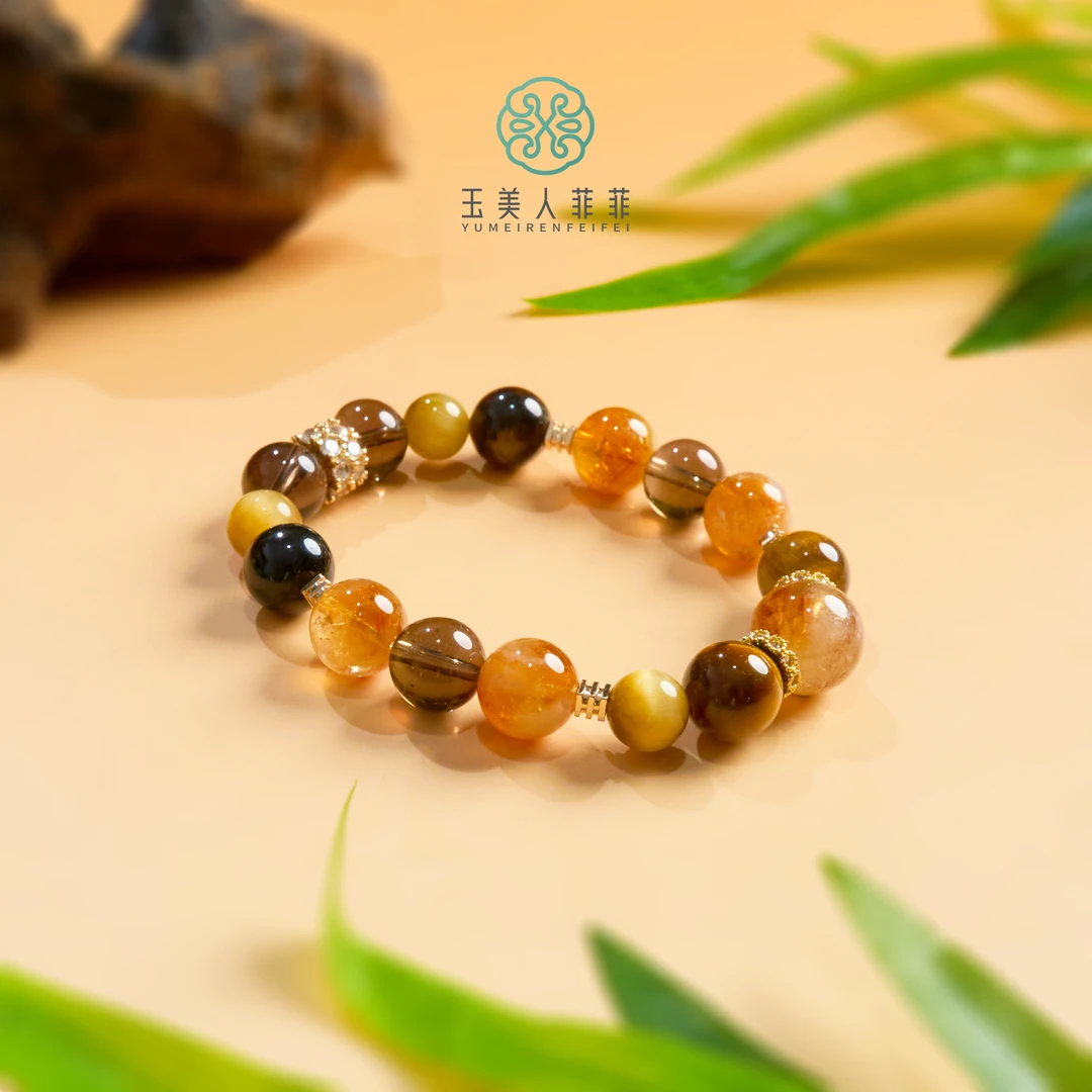 景景严选~水晶圆珠手串约10mm