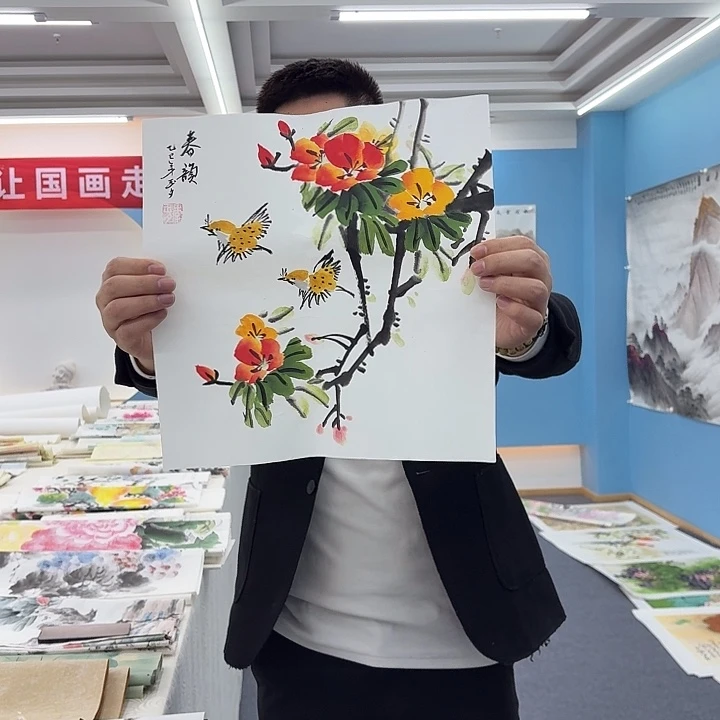 国画手绘国画作品