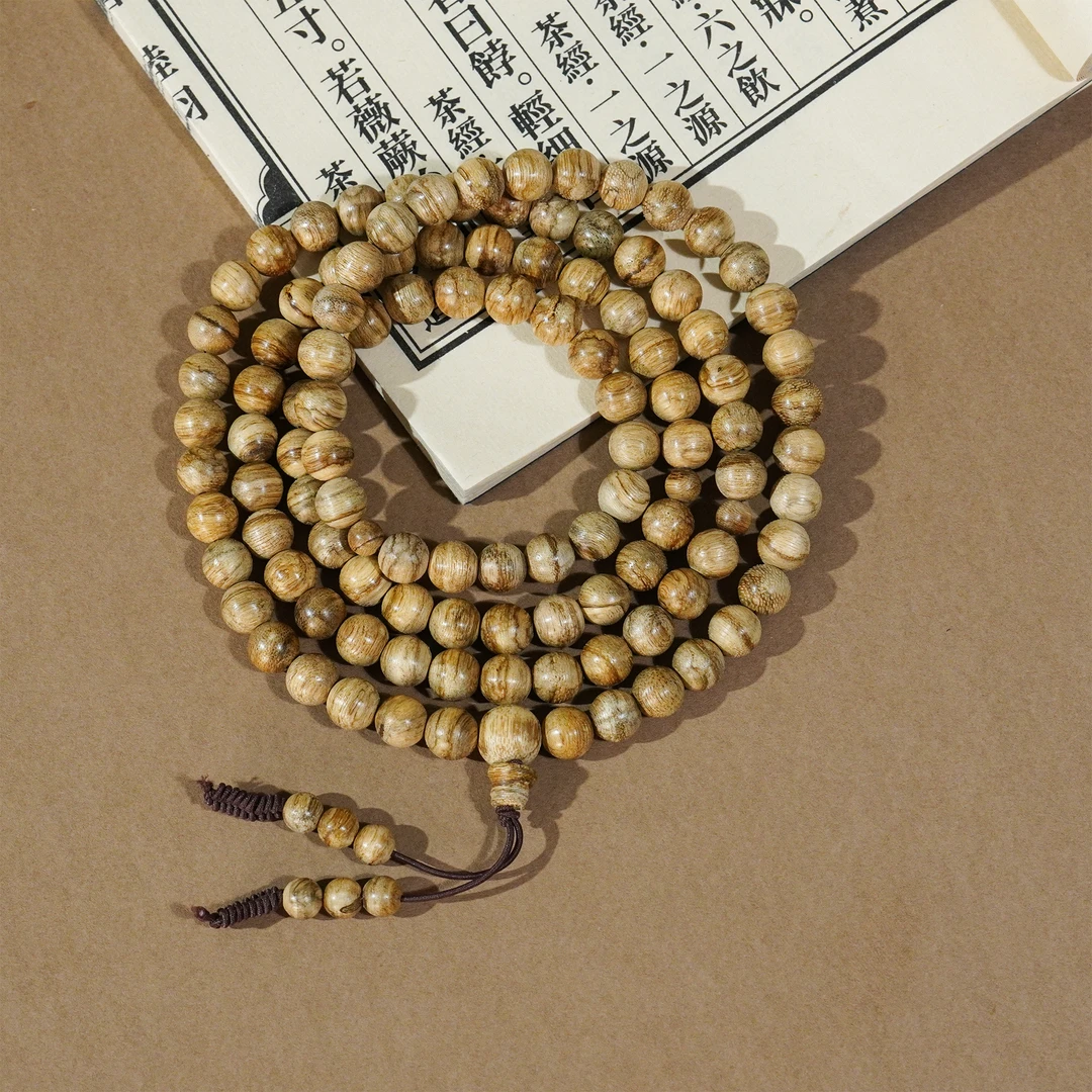 沉香达拉干正区沉香8mm圆珠多圈长串YDLG0813