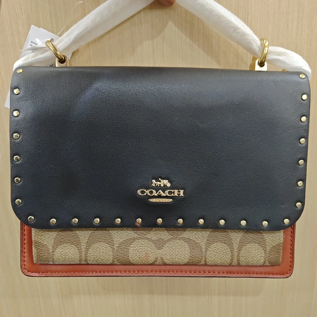 95新 COACH/蔻驰 klare风琴单肩斜挎包XA00329-Z