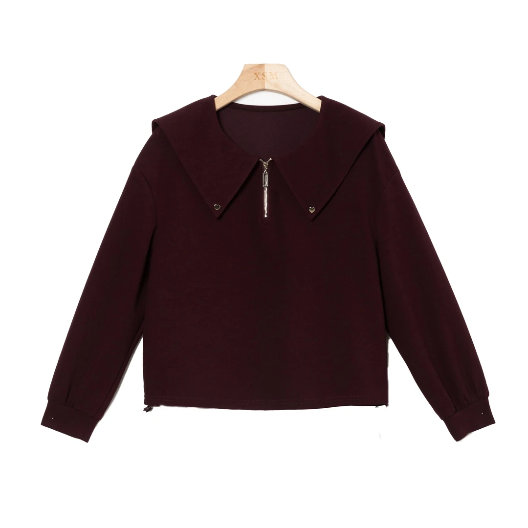 卫衣短款春秋减龄时尚宽松显瘦上衣S070