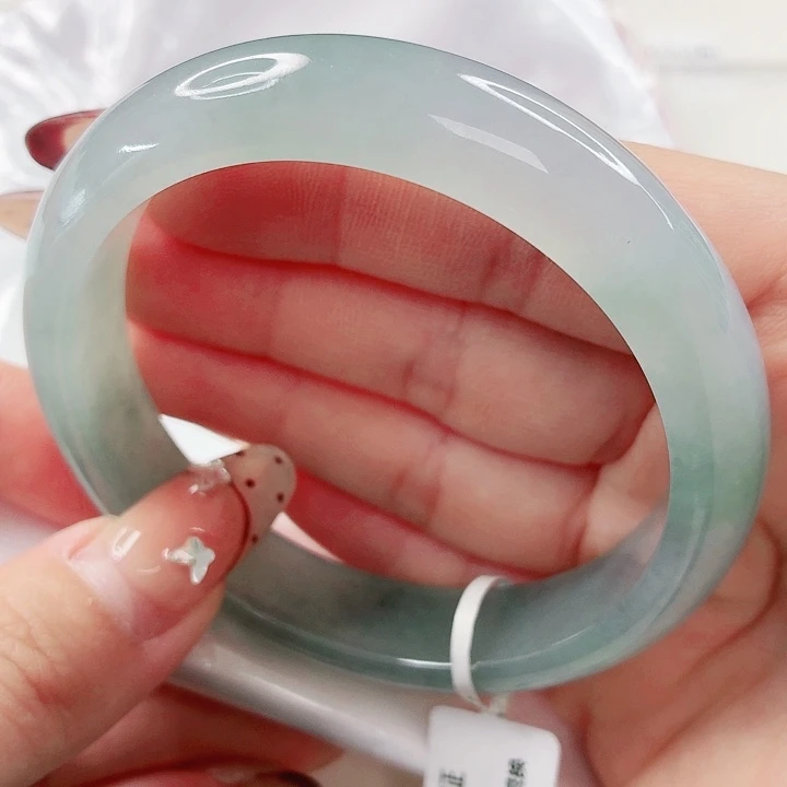 翡翠未镶嵌手镯58.9x536