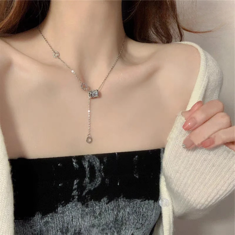 钛钢项链 合金 小蛮腰项链1056